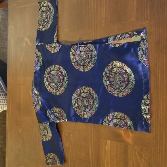 2pc Traditional Vietnamese Outfit Toddler Sz 2 - Picture 2 of 6